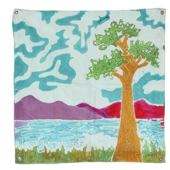 Batik Wall Art with Grommets - Picture 1 of 3